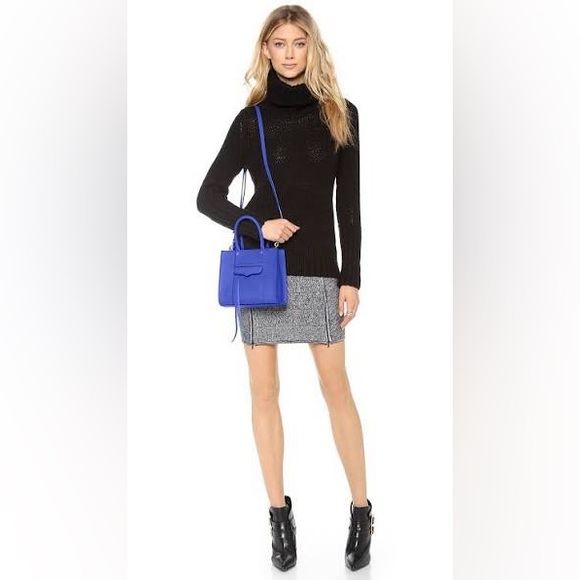 Rebecca Minkoff Mini Mab Tote Coral Tangelo + Dust Bag - Picture 9 of 9